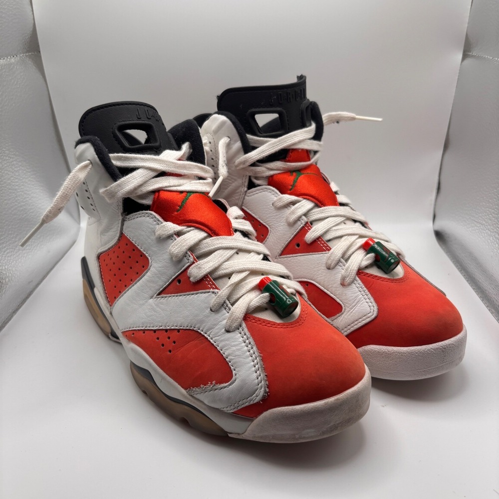 Air Jordan 6 Retro "Gatorade" Like Mike White Sneakers Men's Size 8 384664-145
